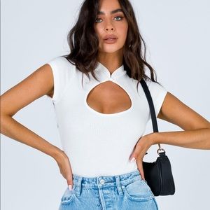 Princess Polly Wild Times Bodysuit White